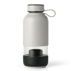 Botella con filtro para llevar Bottle To Go gris 600 ml - Cristal - Lékué